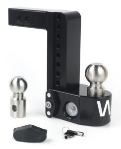Weigh Safe Drop Hitch - 8" Drop for 2" Receiver - Black Cerakote Finish