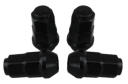Ecoat Black Carbon Steel Wheel Nuts